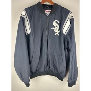 Majestic MLB Chicago White Sox Pullover Jacket‎ Mens L Baseball Coat